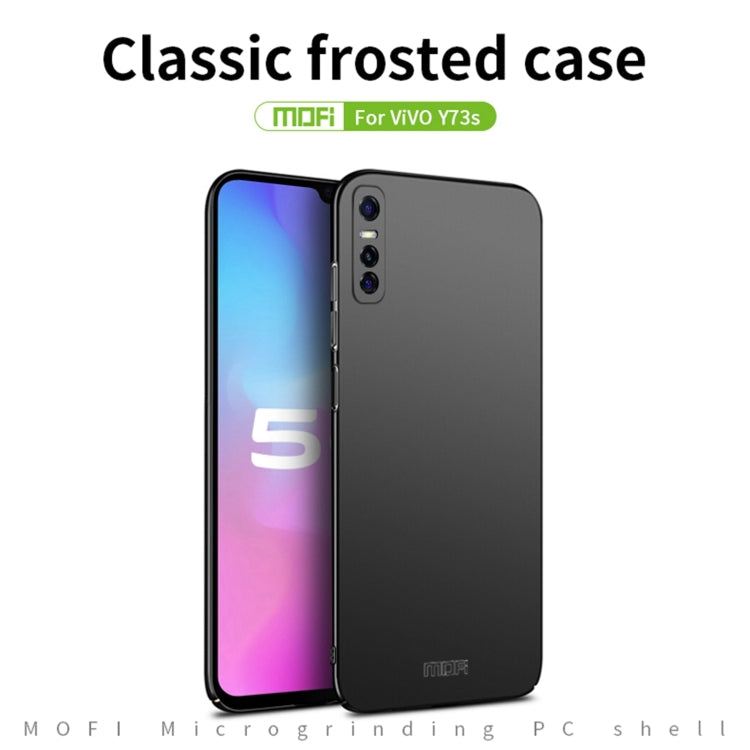 For vivo Y73s MOFI Frosted PC Ultra-thin Hard Case (Blue) - vivo Cases by MOFI | Online Shopping South Africa | PMC TechLife