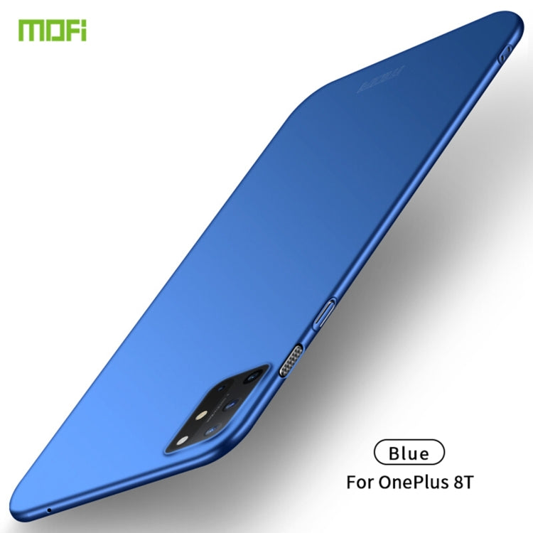 For OnePlus 8T MOFI Frosted PC Ultra-thin Hard Case (Blue) - OnePlus Cases by MOFI | Online Shopping South Africa | PMC TechLife | Buy Now Pay Later Mobicred