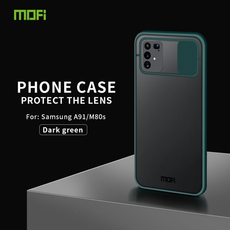 For Samsung Galaxy S10 Lite MOFI Xing Dun Series Translucent Frosted PC + TPU Privacy Anti-glare Shockproof All-inclusive Protective Case(Green) - Galaxy Phone Cases by MOFI | Online Shopping South Africa | PMC TechLife