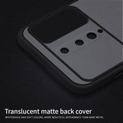 For OnePlus 8 MOFI Xing Dun Series Translucent Frosted PC + TPU Privacy Anti-glare Shockproof All-inclusive Protective Case(Black)