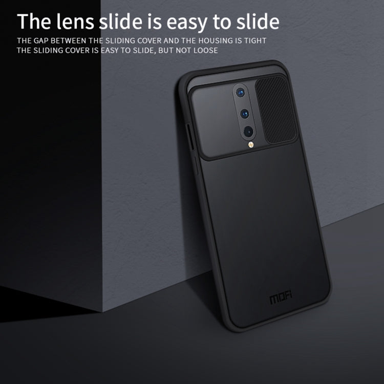 For OnePlus 8 MOFI Xing Dun Series Translucent Frosted PC + TPU Privacy Anti-glare Shockproof All-inclusive Protective Case(Black) - OnePlus Cases by MOFI | Online Shopping South Africa | PMC TechLife