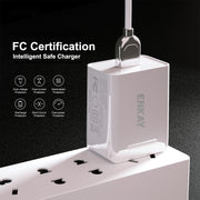 ENKAY Hat-Prince U036 18W USB QC3.0 Fast Charging Travel Charger Power Adapter, US Plug