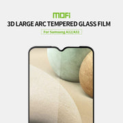 For Samsung Galaxy A12 / A32 5G MOFI 9H 3D Explosion-proof Curved Screen Tempered Glass Film