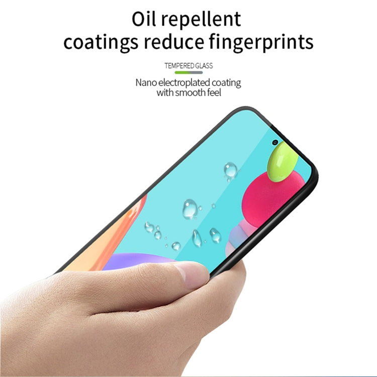 For Samsung Galaxy A52 5G / 4G MOFI 9H 3D Explosion-proof Curved Screen Tempered Glass Film
