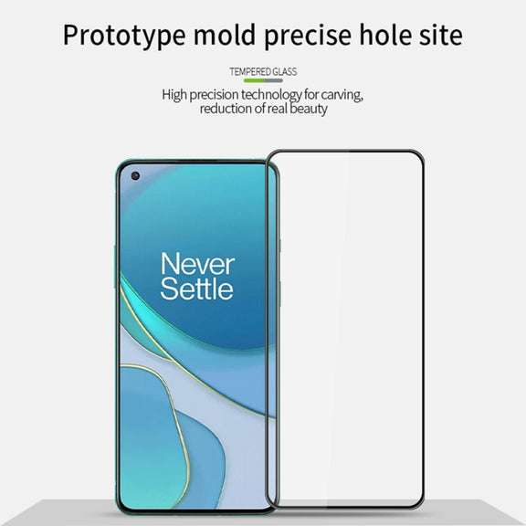 For OnePlus 8T MOFI 9H 3D Explosion-proof Curved Screen Tempered Glass Film