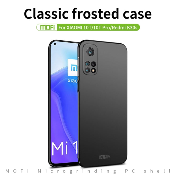 For Xiaomi Mi 10T / 10T Pro / K30S MOFI Frosted PC Ultra-thin Hard C(Black) - Xiaomi Cases by MOFI | Online Shopping South Africa | PMC Jewellery | Buy Now Pay Later Mobicred