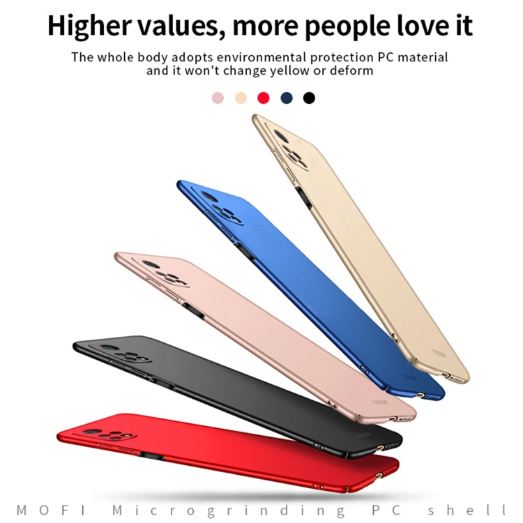 For Xiaomi Mi 10T / 10T Pro / K30S MOFI Frosted PC Ultra-thin Hard C(Black) - Xiaomi Cases by MOFI | Online Shopping South Africa | PMC Jewellery | Buy Now Pay Later Mobicred