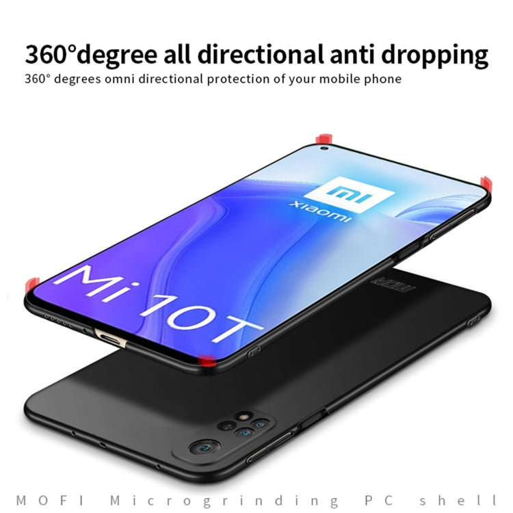 For Xiaomi Mi 10T / 10T Pro / K30S MOFI Frosted PC Ultra-thin Hard C(Black) - Xiaomi Cases by MOFI | Online Shopping South Africa | PMC Jewellery | Buy Now Pay Later Mobicred