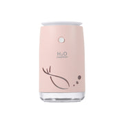 Concise Fish Pattern Mini Home Mute Bedroom Student Dormitory Office Portable USB Wireless Durable Humidifier(Red)