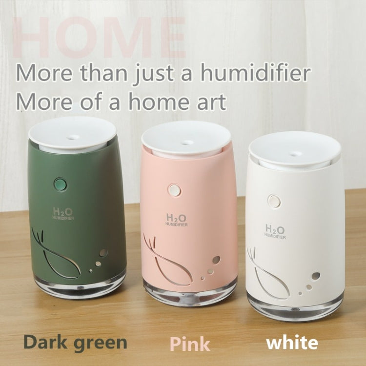 Concise Fish Pattern Mini Home Mute Bedroom Student Dormitory Office Portable USB Wireless Durable Humidifier(Red) - free shipping - PMC TechLife - Order now!