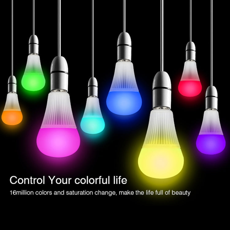 FUT012 E27 9W RGB + CCT LED Bulb Light 100V-240V Full Color Remote Control Smart Bulb WiFi 2.4G Wireless - Smart Light Bulbs by PMC TechLife | Online Shopping South Africa | PMC TechLife | Buy Now Pay Later Mobicred