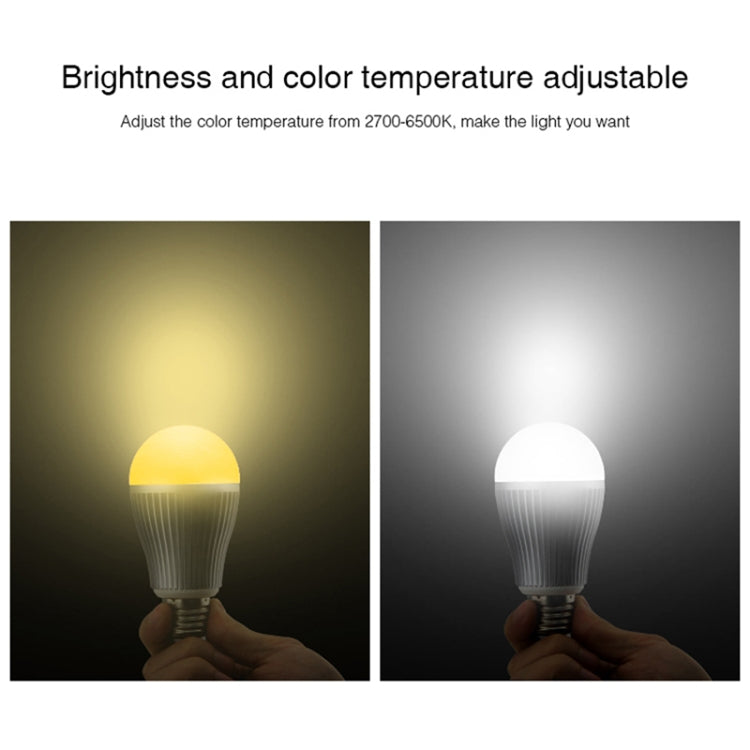 FUT019 9W Dual White LED Bulb 2.4GHZ RF Controllable Wifi Enabled CCT Adjustable Brightness Dimming E26/E27 - Smart Light Bulbs by PMC TechLife | Online Shopping South Africa | PMC TechLife | Buy Now Pay Later Mobicred