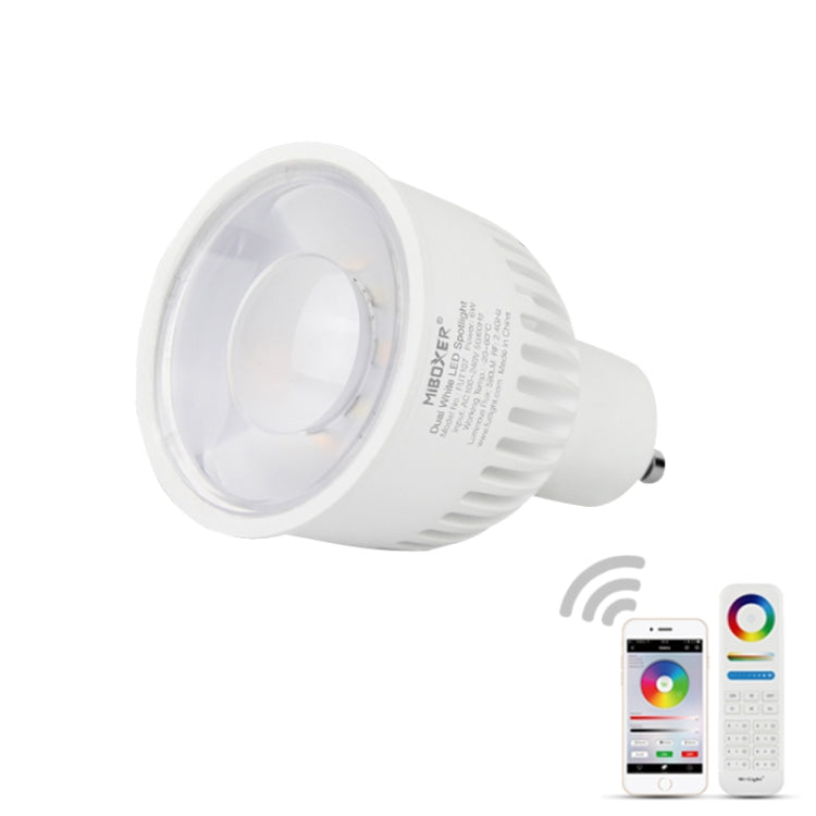 FUT107 GU10 6W Double White CCT LED Bulb Spotlight For Bedroom And Living Room - free shipping - PMC TechLife - Order now!