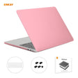ENKAY 3 in 1 Matte Laptop Protective Case + EU Version TPU Keyboard Film + Anti-dust Plugs Set for MacBook Pro 13.3 inch A1708 (without Touch Bar)(Pink) - free shipping - PMC Jewellery - Order now!