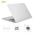 ENKAY 3 in 1 Matte Laptop Protective Case + EU Version TPU Keyboard Film + Anti-dust Plugs Set for MacBook Pro 13.3 inch A1708 (without Touch Bar)(White) - MacBook Pro Cases by ENKAY | Online Shopping South Africa | PMC Jewellery | Buy Now Pay Later Mobicred