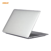 ENKAY 3 in 1 Crystal Laptop Protective Case + US Version TPU Keyboard Film + Anti-dust Plugs Set for MacBook Air 13.3 inch A1932 (2018)(Transparent)