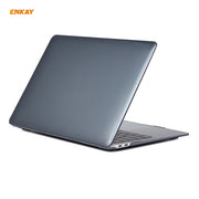 For MacBook Air 13.3 inch A1932 2018 ENKAY 3 in 1 Crystal Laptop Protective Case and EU Version TPU Keyboard Film and Anti-dust Plugs Set(Black)