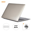For MacBook Air 13.3 inch A2179 & A2337 2020 ENKAY 3 in 1 Crystal Laptop Protective Case + US Version TPU Keyboard Film + Anti-dust Plugs Set(Grey) - free shipping - PMC Jewellery - Order now!