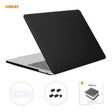 ENKAY 3 in 1 Matte Laptop Protective Case + EU Version TPU Keyboard Film + Anti-dust Plugs Set for MacBook Pro 13.3 inch A2251 & A2289 & A2338 (with Touch Bar)(Black) - free shipping - PMC Jewellery - Order now!