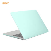 ENKAY 3 in 1 Matte Laptop Protective Case + EU Version TPU Keyboard Film + Anti-dust Plugs Set for MacBook Pro 13.3 inch A2251 & A2289 & A2338 (with Touch Bar)(Green)