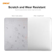 ENKAY 3 in 1 Crystal Laptop Protective Case + EU Version TPU Keyboard Film + Anti-dust Plugs Set for MacBook Pro 16 inch A2141 (with Touch Bar)(Transparent)