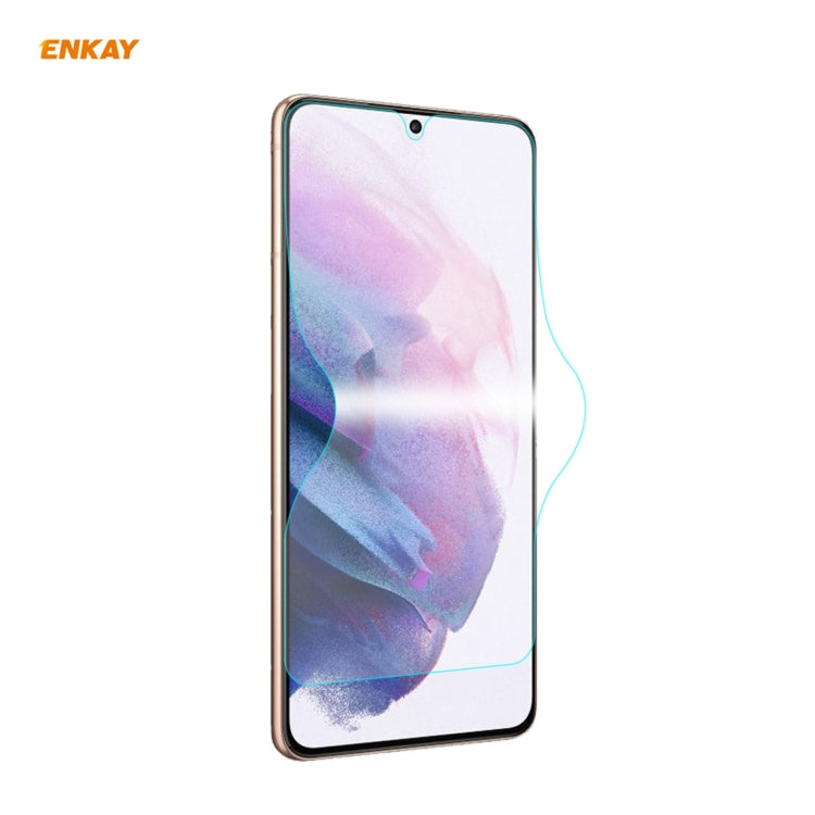 For Samsung Galaxy S21 5G ENKAY Hat-Prince 0.1mm 3D Full Screen Protector Explosion-proof Hydrogel Film - For Samsung by ENKAY | Online Shopping South Africa | PMC Jewellery | Buy Now Pay Later Mobicred