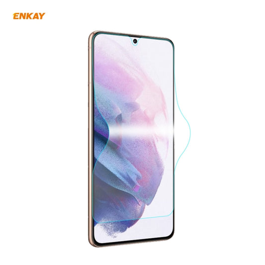 For Samsung Galaxy S21 5G ENKAY Hat-Prince 0.1mm 3D Full Screen Protector Explosion-proof Hydrogel Film - For Samsung by ENKAY | Online Shopping South Africa | PMC Jewellery | Buy Now Pay Later Mobicred