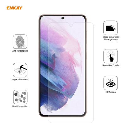 For Samsung Galaxy S21 5G ENKAY Hat-Prince 0.1mm 3D Full Screen Protector Explosion-proof Hydrogel Film - For Samsung by ENKAY | Online Shopping South Africa | PMC Jewellery | Buy Now Pay Later Mobicred