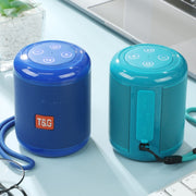 T&G TG519 TWS HiFi Portable Bluetooth Speaker Subwoofer Outdoor Wireless Column Speakers Support TF Card / FM / 3.5mm AUX / U Disk / Hands-free Call(Black)