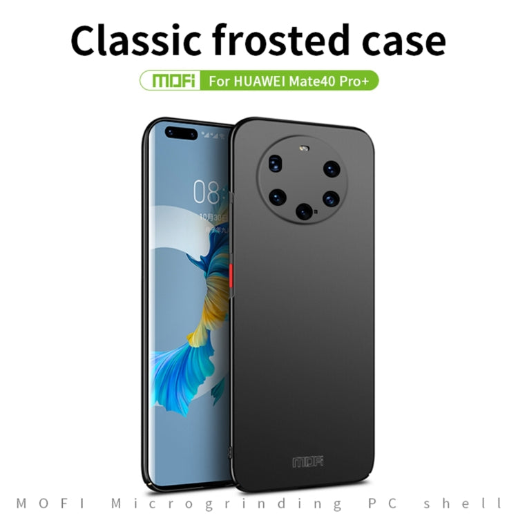 For Huawei Mate 40 Pro+ MOFI Frosted PC Ultra-thin Hard Case(Gold)
