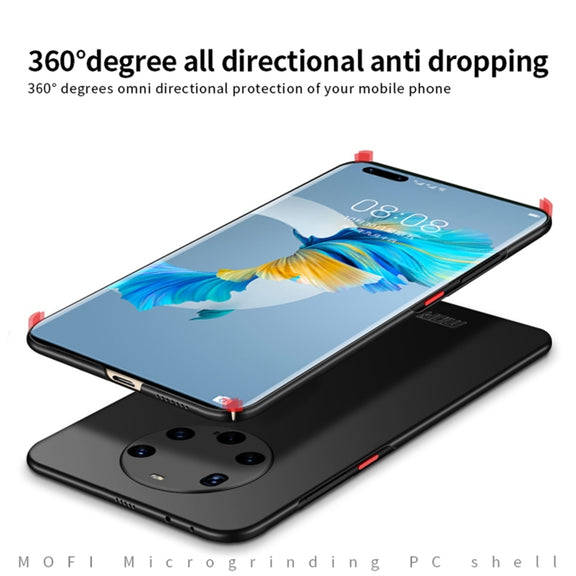 For Huawei Mate 40 Pro+ MOFI Frosted PC Ultra-thin Hard Case(Gold)