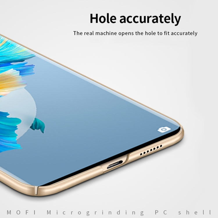 For Huawei Mate 40 Pro+ MOFI Frosted PC Ultra-thin Hard Case(Gold)
