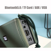 T&G TG282 Portable Bluetooth Speakers with Flashlight, Support TF Card / FM / 3.5mm AUX / U Disk / Hands-free Call(Blue)