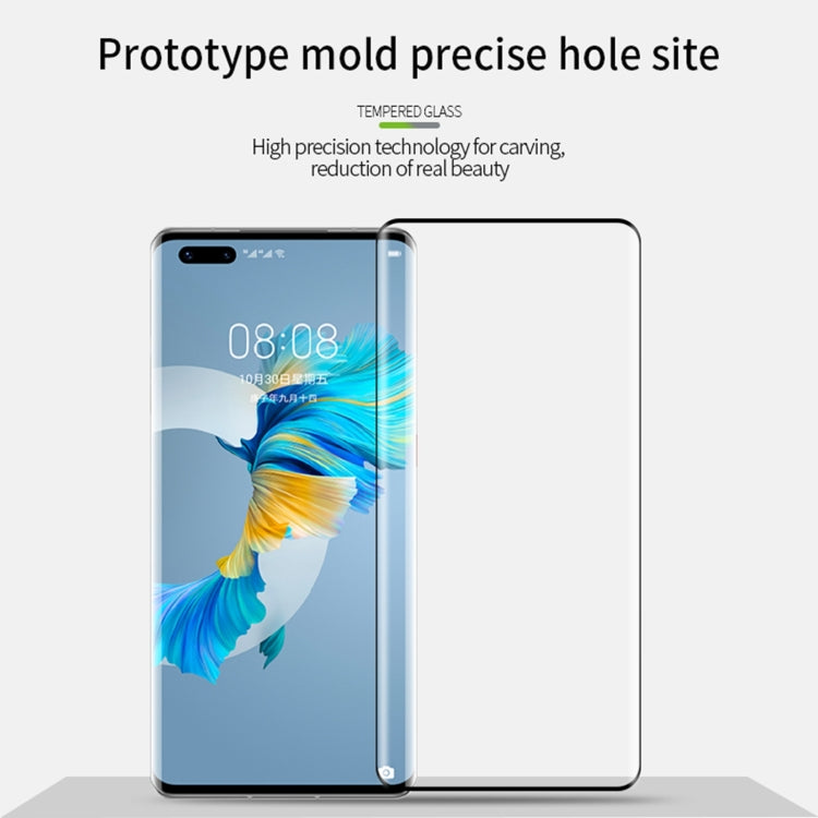 For Huawei Mate 40 MOFI 9H 3D Explosion Proof Hot Bending Full Screen Covered Tempered Glass Film(Black) - Huawei Tempered Glass by MOFI | Online Shopping South Africa | PMC TechLife | Buy Now Pay Later Mobicred