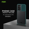 For Samsung Galaxy S21 Ultra 5G MOFI Xing Dun Series Translucent Frosted PC + TPU Privacy Anti-glare Shockproof All-inclusive Protective Case(Green) - free shipping - PMC TechLife - Order now!