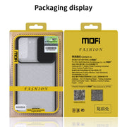 For Samsung Galaxy S21 Ultra 5G MOFI Xing Dun Series Translucent Frosted PC + TPU Privacy Anti-glare Shockproof All-inclusive Protective Case(Green)