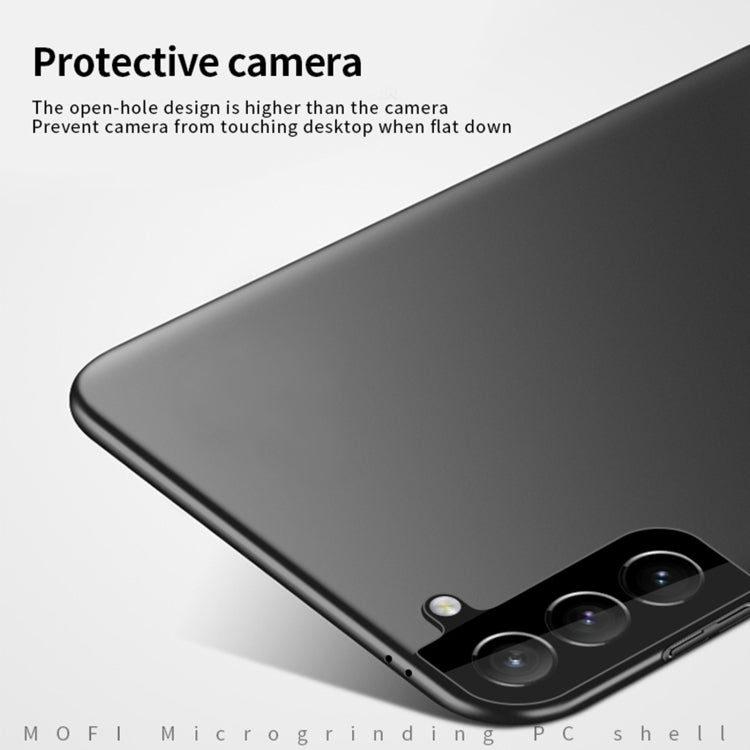 For Samsung Galaxy S21 5G MOFI Frosted PC Ultra-thin Hard Case(Black)