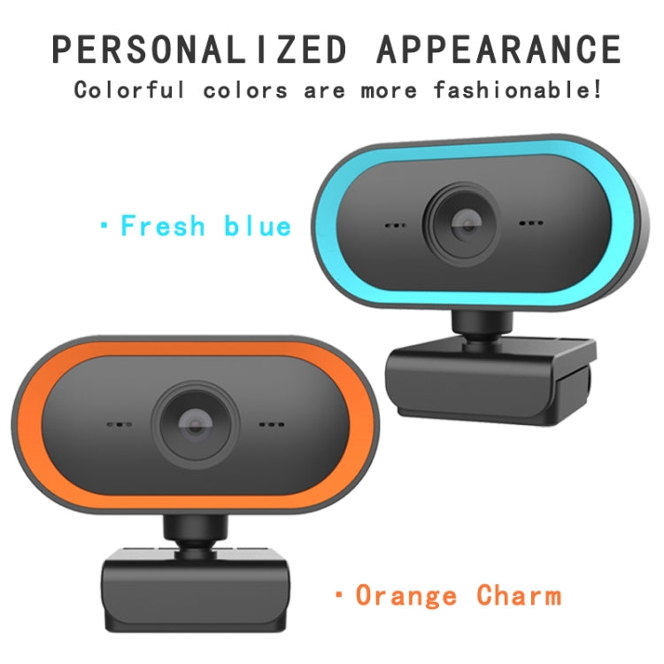 C11 2K Picture Quality HD Without Distortion 360 Degrees Rotate Built-in Microphone Sound Clear Webcams with Tripod(Blue) - free shipping - PMC Jewellery - Order now!