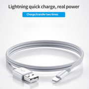 XJ-51 3A USB to 8 Pin Fast Charging Cable for iPhone 12 Series, Length: 2m