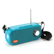 T&G TG613 TWS Solar Portable Bluetooth Speakers with LED Flashlight, Support TF Card / FM / AUX / U Disk(Green)