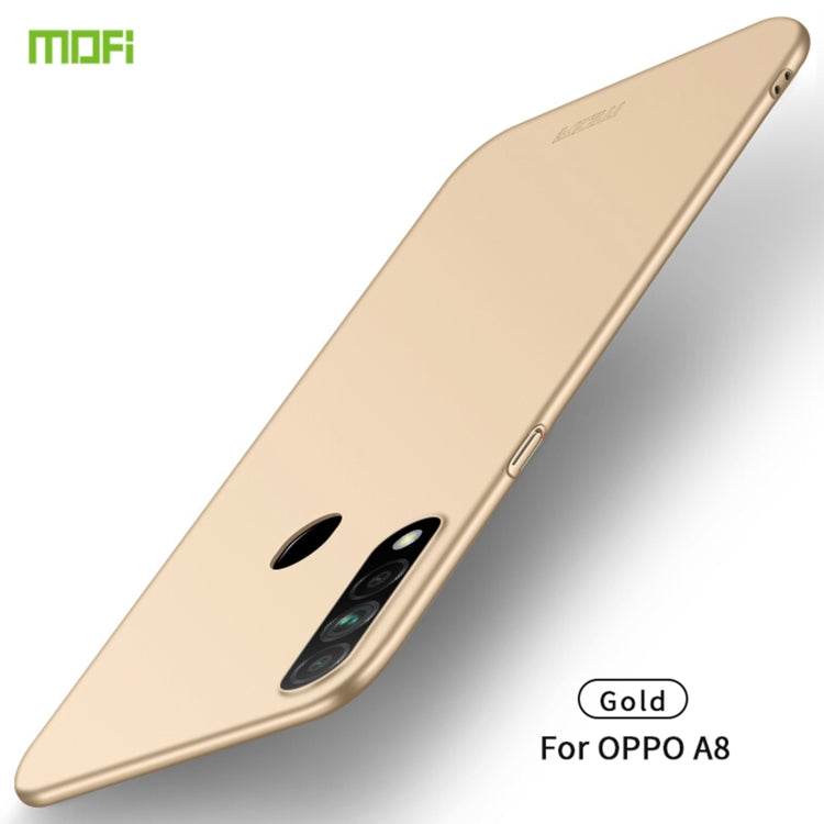 For OPPO A8 MOFI Frosted PC Ultra-thin Hard Case(Gold) - OPPO Cases by MOFI | Online Shopping South Africa | PMC TechLife | Buy Now Pay Later Mobicred