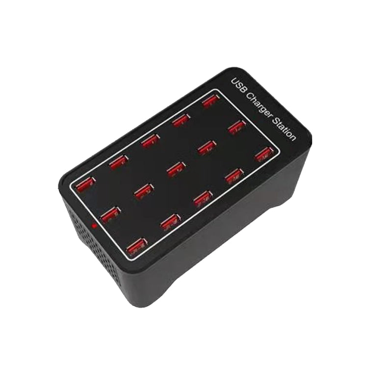 XLD-A7 100W 15 USB Ports Fast Charger Station Smart Charger, AC 110-240V, Plug Size:EU Plug