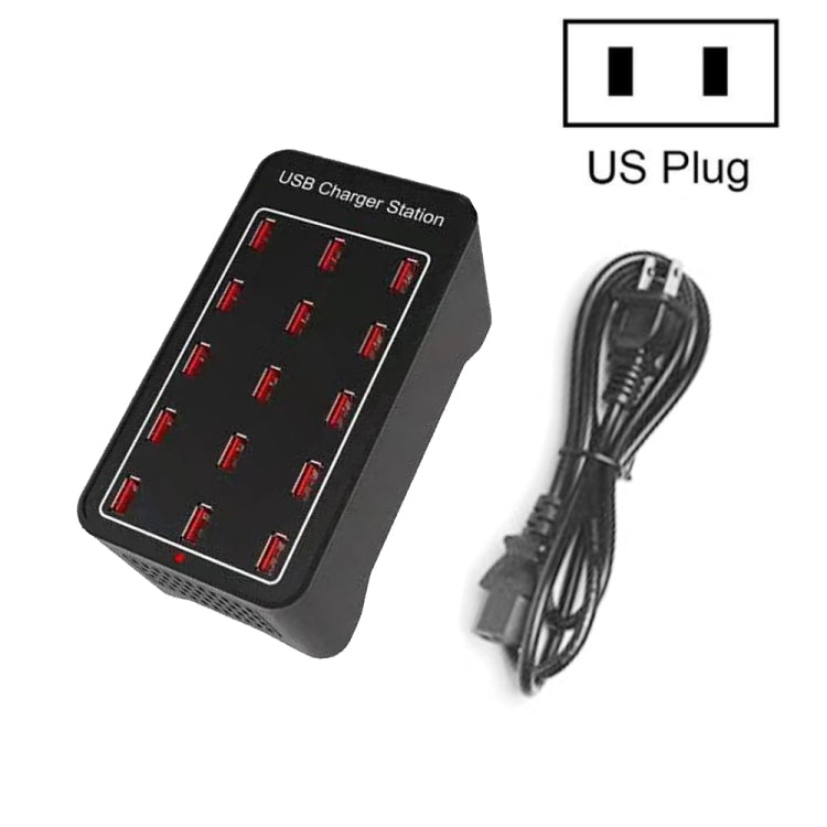 XLD-A7 100W 15 USB Ports Fast Charger Station Smart Charger, AC 110-240V, Plug Size:US Plug - free shipping - PMC Jewellery - Order now!
