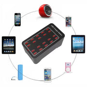 100W 20 USB Ports Fast Charger Station Smart Charger, AC 110-240V, Plug Size:AU Plug