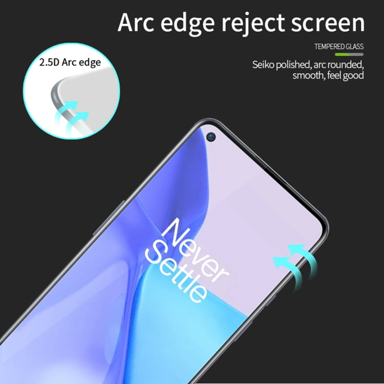 For OnePlus 9 MOFI 9H 2.5D Full Screen Tempered Glass Film(Black) - free shipping - PMC TechLife - Order now!