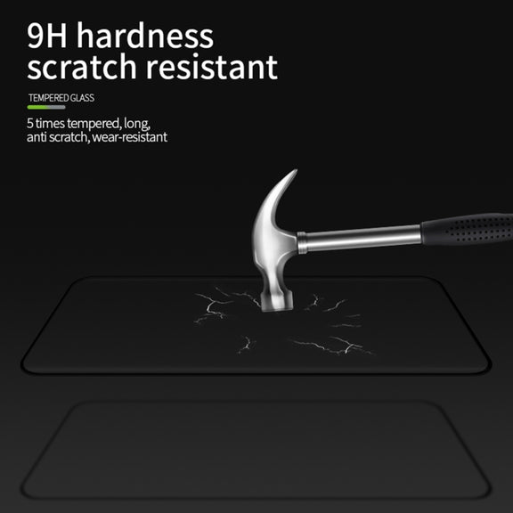For Xiaomi Mi 11 Pro MOFI 9H 3D Explosion Proof Thermal Bending Full Screen Covered Tempered Glass Film(Black)