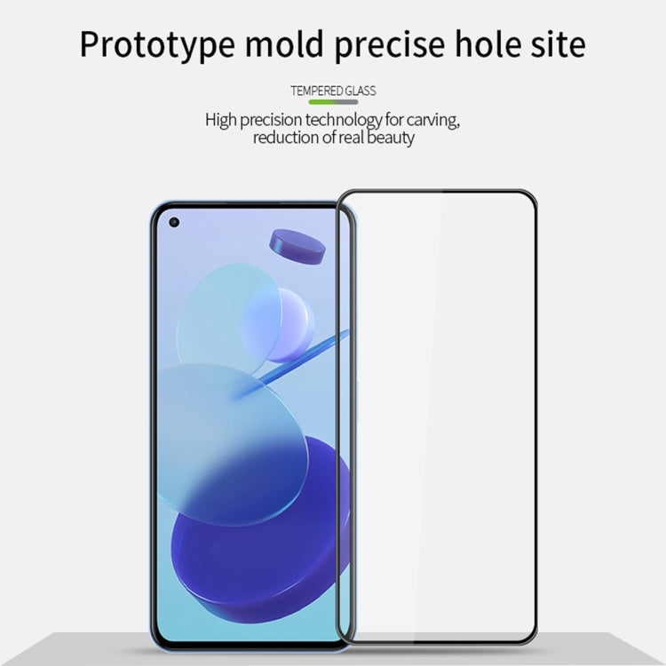 For Xiaomi Mi 11 Lite MOFI 9H 3D Explosion-proof Curved Screen Tempered Glass Film(Black) -  by MOFI | Online Shopping South Africa | PMC TechLife | Buy Now Pay Later Mobicred