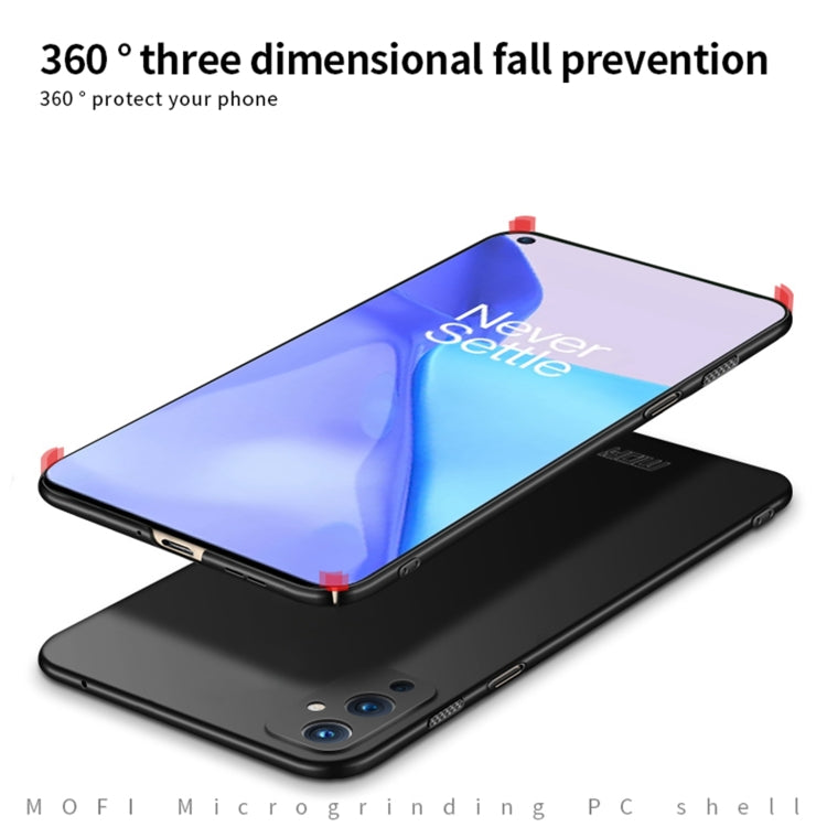 For OnePlus 9 MOFI Frosted PC Ultra-thin Hard Case(Red) - OnePlus Cases by MOFI | Online Shopping South Africa | PMC TechLife | Buy Now Pay Later Mobicred