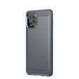 For Motorola Moto Edge S MOFI Gentleness Series Brushed Texture Carbon Fiber Soft TPU Case(Gray) - Motorola Cases by MOFI | Online Shopping South Africa | PMC TechLife | Buy Now Pay Later Mobicred