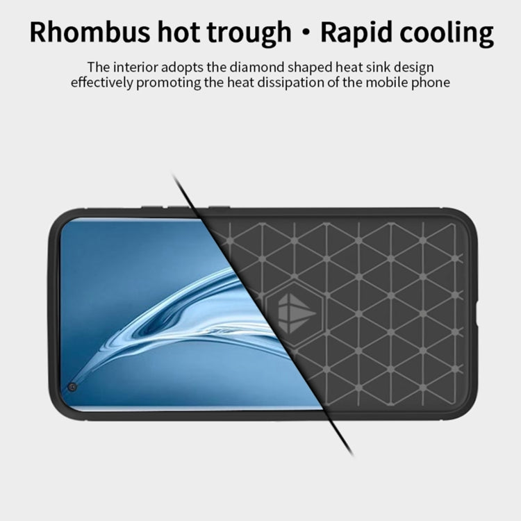 For Xiaomi Mi 10S MOFI Gentleness Series Brushed Texture Carbon Fiber Soft TPU Case(Blue) - Xiaomi Cases by MOFI | Online Shopping South Africa | PMC TechLife | Buy Now Pay Later Mobicred